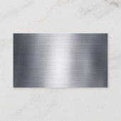 Logo | Blauwdrukschema's | Metaal Visitekaartje (Achterkant)