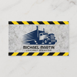 Logo Blauwe Truck Big Rig Visitekaartje