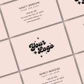 Logo Blush Pink Visitekaartje