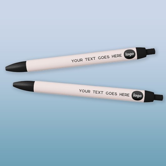Logo Blush roze zakelijke promotie Zwarte Inkt Pen