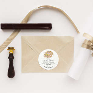 Logo Body Oil Balm Cosmetics Online Shop Dankuwel Ronde Sticker