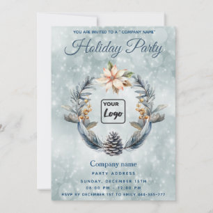 Logo Boho Pine kegel krans vakantie feest corporat Kaart