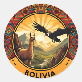 Logo Bolivia Ronde Sticker