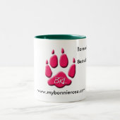 logo, Bonnie Roos LeighBestsell Author, ... Tweekleurige Koffiemok (Center)