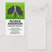 Logo Boom Hedge Clippers | Gras Landschap Visitekaartje (Voorkant / Achterkant)