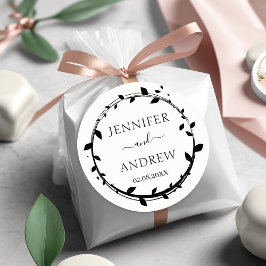 Logo botanische cirkel rubberen stempel