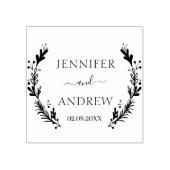 Logo botanische rubberstempel (Afrduk)