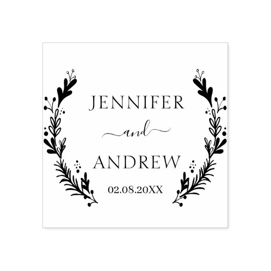 Logo botanische rubberstempel (Afrduk)