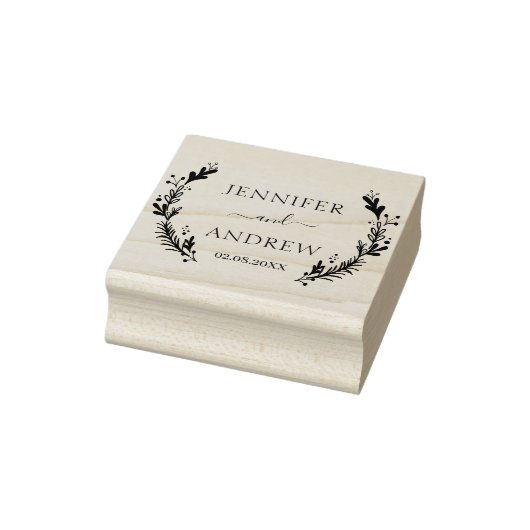 Logo botanische rubberstempel (Stempel)