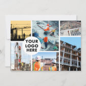 LOGO Bouwbedrijf Ondernemingszaken Feestdagenkaart (Voorkant)