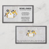 Logo Bouwgereedschap | Beton en staal Visitekaartje (Voorkant / Achterkant)