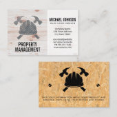 Logo bouwstaal | Hout Visitekaartje (Voorkant / Achterkant)