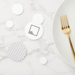 Logo branded tafel Confetti