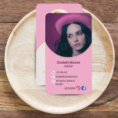 Logo Branding Moderne Make-up Artist Visitekaartje