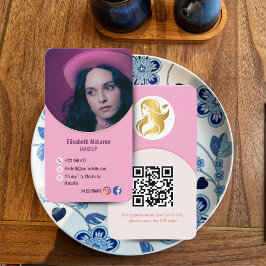 Logo Branding Moderne Make-up Artist Visitekaartje