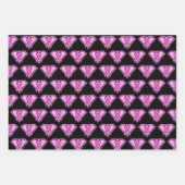 Logo Breast Cancer Awareness Diamond-Collectie Inpakpapier Vel (Voorkant 3)