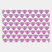 Logo Breast Cancer Awareness Diamond-Collectie Inpakpapier Vel (Voorkant 2)