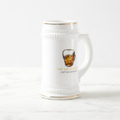 Logo Brewery Bar Business Stein voor Mok van bier (Voorkant rechts)
