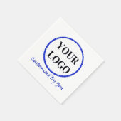 Logo bruiloft servet (Hoek)