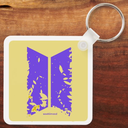 Logo BTSARMY Sleutelhanger (Achterkant)