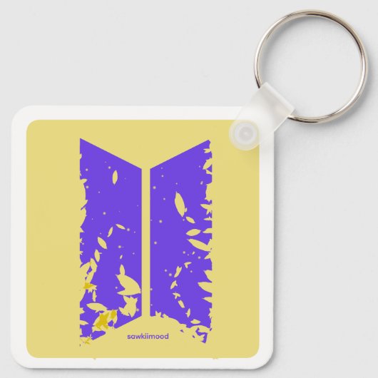 Logo BTSARMY Sleutelhanger (Achterkant)