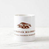Logo Burning Badger Waldorf School Koffiemok (Center)