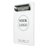 Logo Business Bedrijf Minimalistisch Modern Mini Klembord (Angled2)