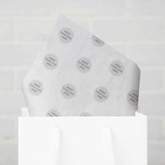 LOGO BUSINESS BRANDING modern eenvoudig profession Tissuepapier (Cadeauzakje)