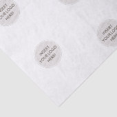 LOGO BUSINESS BRANDING modern simple extra large Tissuepapier (Detail)