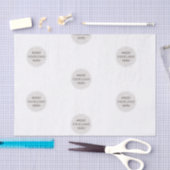 LOGO BUSINESS BRANDING modern simple extra large Tissuepapier (Craft)