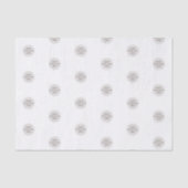 LOGO BUSINESS BRANDING modern simple large Tissuepapier (Voorkant)