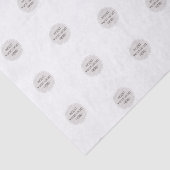 LOGO BUSINESS BRANDING modern simple large Tissuepapier (Detail)