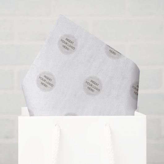 LOGO BUSINESS BRANDING modern simple large Tissuepapier (Cadeauzakje)