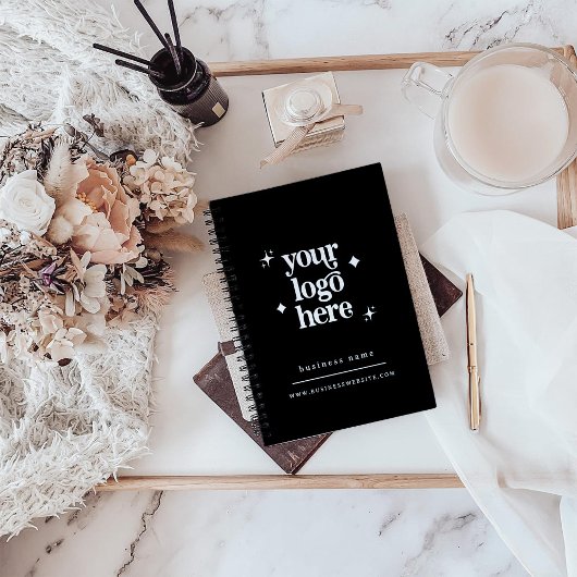 Logo Business Branding Spiral Notitieboek