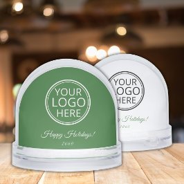  Logo Business Corporate Christmas Gift Green Sneeuwbol