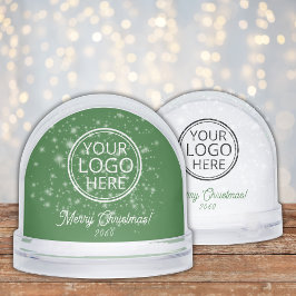 Logo Business Corporate Christmas Gift Green Sneeuwbol