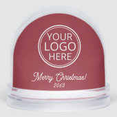 Logo Business Corporate Christmas Gift Sneeuwbol (Voorkant)