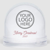Logo Business Corporate Christmas Gift Sneeuwbol (Achterkant)