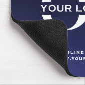 Logo Business Corporate Company Navy Blue Muismat (Hoek)