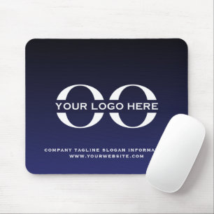 Logo Business Corporate Company Navy Blue Muismat