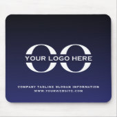 Logo Business Corporate Company Navy Blue Muismat (Voorkant)