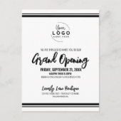 Logo Business Grand Opening Briefkaart (Voorkant)