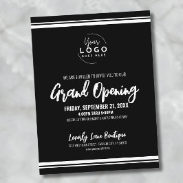Logo Business Grand Opening Briefkaart