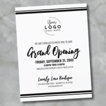 Logo Business Grand Opening