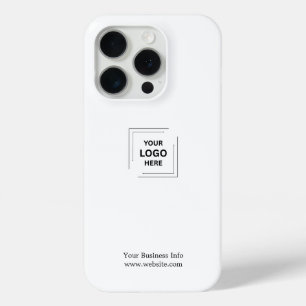 Logo Business   Minimale Eenvoudige iPhone-draagta iPhone 15 Pro Case