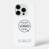 Logo Business | Minimale Eenvoudige iPhone-draagta Case-Mate iPhone Hoesje (Back)