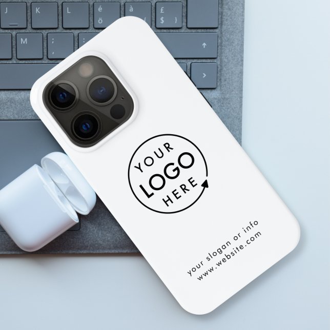 Logo Business | Minimale Eenvoudige iPhone-draagta Case-Mate iPhone Hoesje