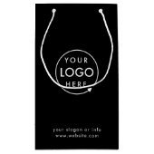 Logo Business | Minimalistisch bedrijfsbedrijf Klein Cadeauzakje (Achterkant)