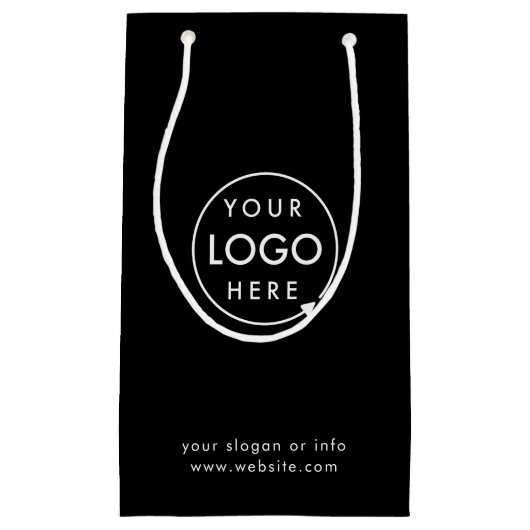 Logo Business | Minimalistisch bedrijfsbedrijf Klein Cadeauzakje (Voorkant)