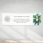 Logo Business | Minimalistisch modern fotowit 8' Spandoek